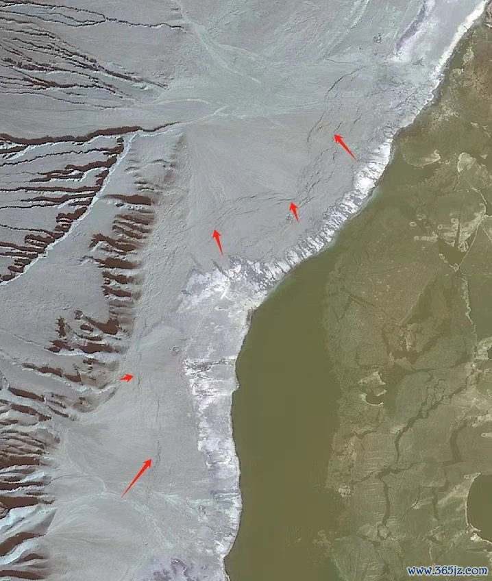 发现地表破裂影像图