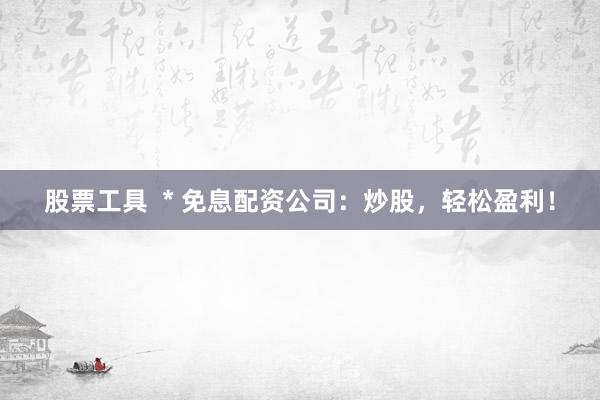 股票工具  * 免息配资公司：炒股，轻松盈利！