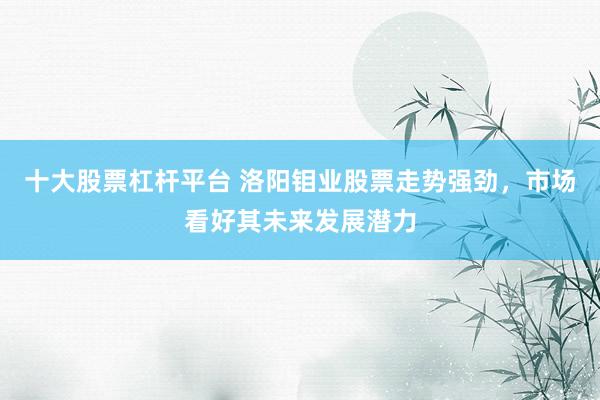 十大股票杠杆平台 洛阳钼业股票走势强劲，市场看好其未来发展潜力