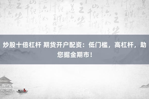 炒股十倍杠杆 期货开户配资：低门槛，高杠杆，助您掘金期市！
