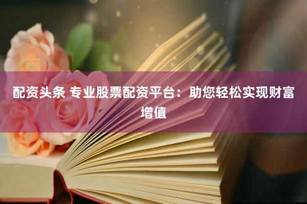 配资头条 专业股票配资平台：助您轻松实现财富增值