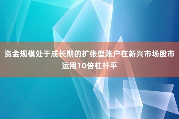 资金规模处于成长期的扩张型账户在新兴市场股市运用10倍杠杆平